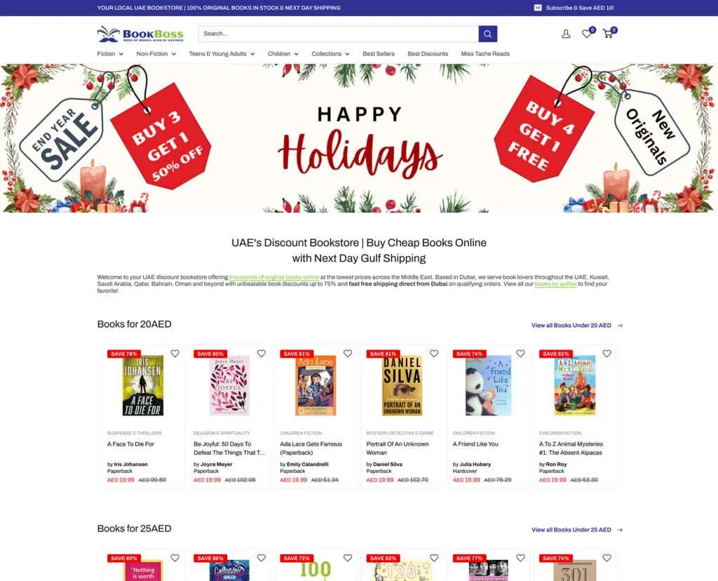 Book Boss product catalog