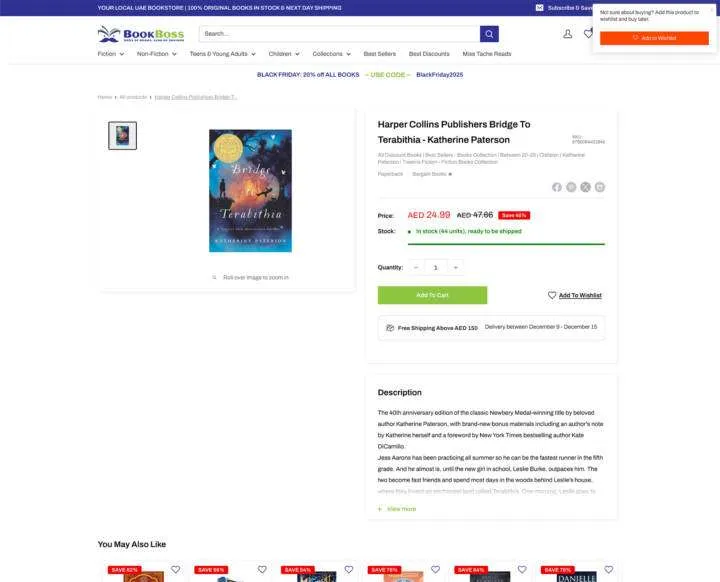 Book Boss Shopify storefront